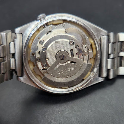 Vintage 1983 Original Seiko 5 Automatic 6309-8910 Red Face 17 Jewels Day-Date Japanese Men's Wrist Watch VS09