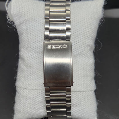 Vintage 1996 Original Seiko 5 Automatic 7s26-3130 Black Face 21 Jewels Day-Date Japanese Men's Wrist Watch VS12