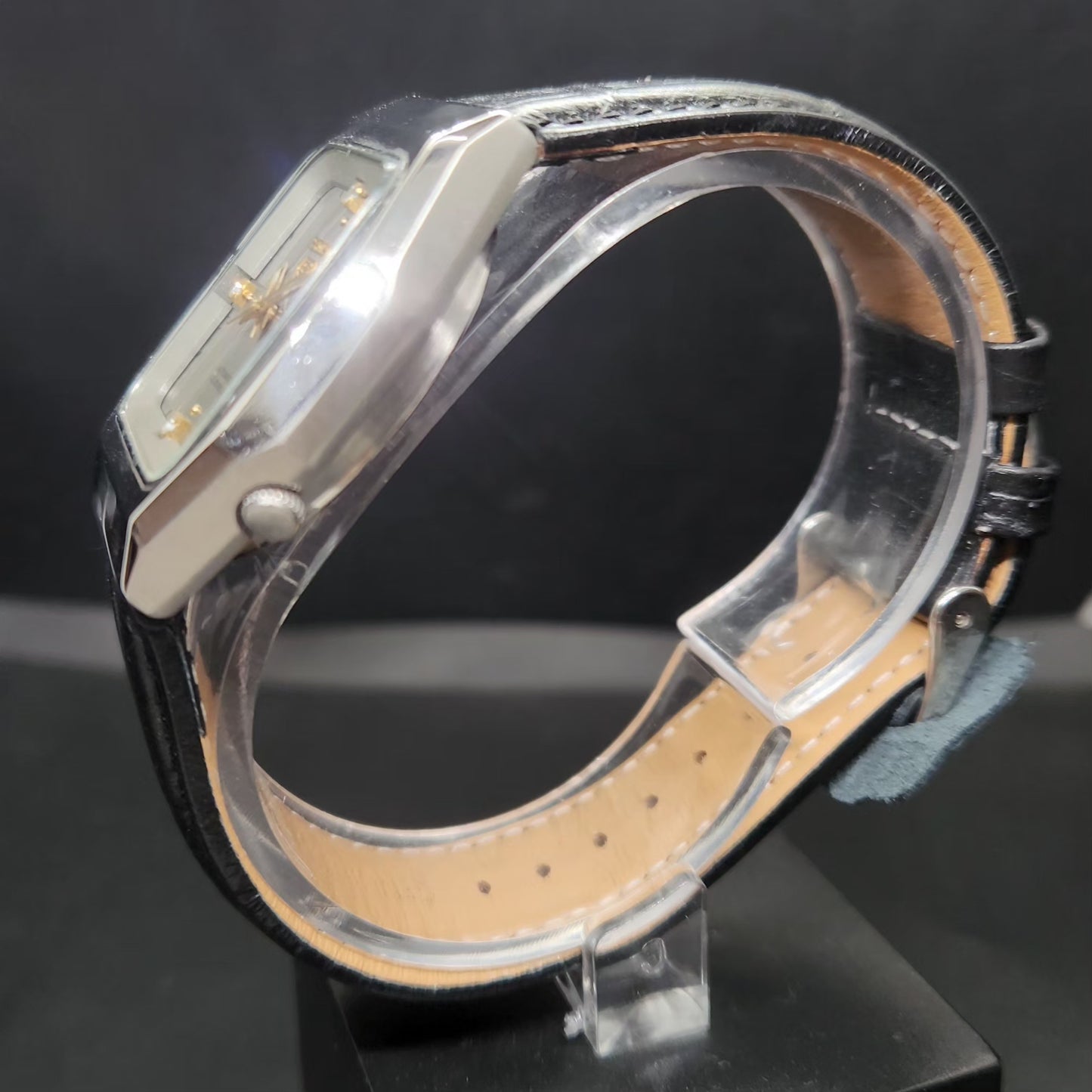 Vintage 1982 Original Seiko 5 Automatic 6349-5010 Grey Face 23 Jewels Day-Date Japanese Men's Wrist Watch VS17