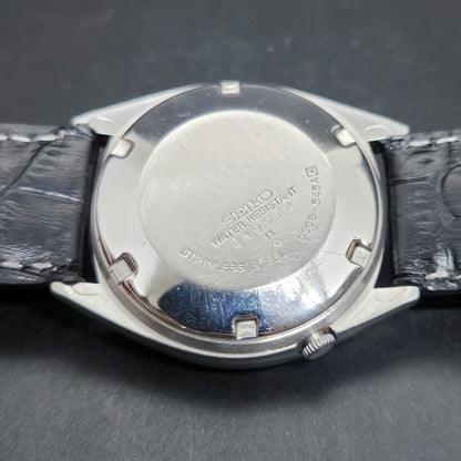 Vintage 1982 Original Seiko 5 Automatic 6309-545A OFF White Face 17 Jewels Day-Date Japanese Men's Wrist Watch VS22