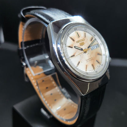 Vintage 1983 Original Seiko 5 Automatic 6349-5010 23 Jewels Day-Date Japanese Men's Wrist Watch VS23