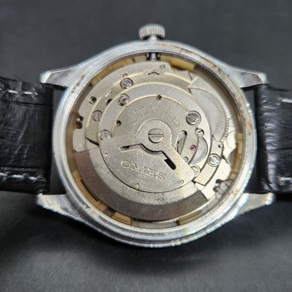 Vintage 1976 Original Seiko 5 Automatic 6309-8220 Repainted Gold Face 17 Jewels Day-Date Japanese Men's Wrist Watch VS31