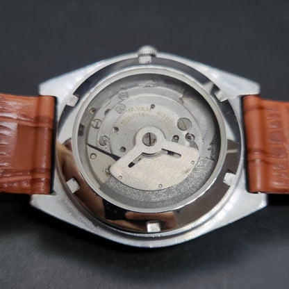 Vintage 1980 Original Seiko 5 Automatic 6309 Repainted Black Face 17 Jewels Day-Date Japanese Men's Wrist Watch VS32