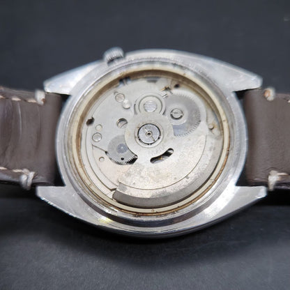 Vintage 1979 Original Seiko 5 Automatic 7009-8040 Repainted White Face 17 Jewels Day-Date Japanese Men's Wrist Watch VS48