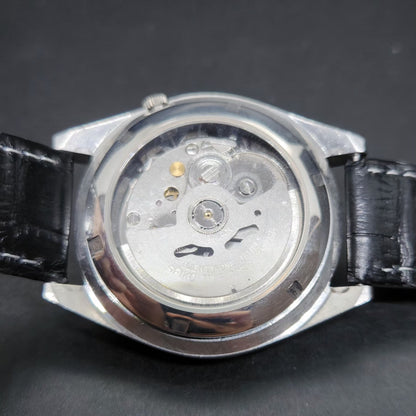 Vintage 1980 Original Seiko 5 Automatic 7S26 Repainted Gold Face 21 Jewels Day-Date Japanese Men's Wrist Watch VS50