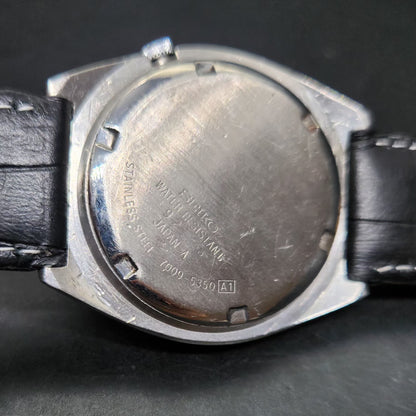 Vintage 1981 Original Seiko 5 Automatic 7009-5350 Repainted Green Face 17 Jewels Day-Date Japanese Men's Wrist Watch VS53