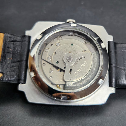Vintage 1980Original Seiko 5 Automatic 6309 Silver Face 17 Jewels Day-Date Japanese Men's Wrist Watch VS56