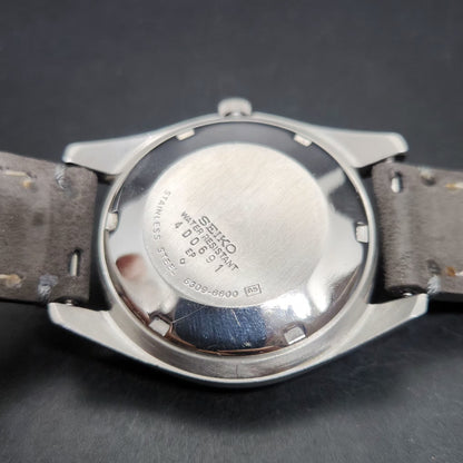 Vintage 1984 Original Seiko 5 Automatic 6309-8800 Grey Face 17 Jewels Day-Date Japanese Men's Wrist Watch VS76