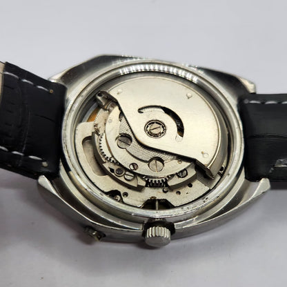 Vintage Ricoh R31 Automatic Black Face New Strap 21 Jewels Day-Date Men's Wrist Watch R64