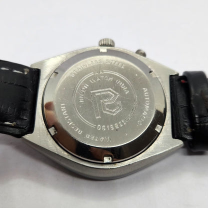 Vintage Ricoh R31 Automatic Red Face New Strap 21 Jewels Day-Date Men's Wrist Watch R65