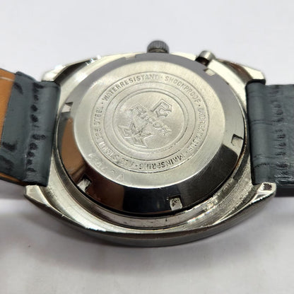 Vintage Ricoh R31 Automatic White Face New Strap 21 Jewels Day-Date Men's Wrist Watch R66