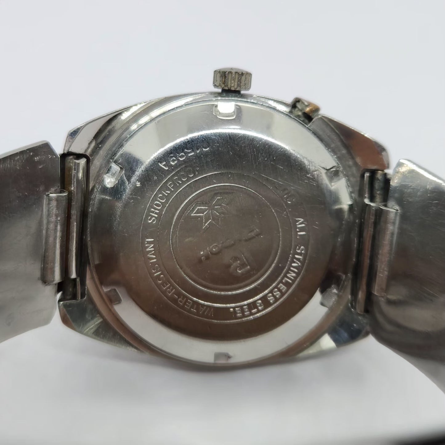 Vintage Ricoh R31 Automatic Black Face 21 Jewels Day-Date Men's Wrist Watch R70