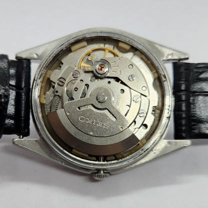 Vintage 1983 Original Seiko 5 Automatic 6309-8900 Black Face 17 Jewels Day-Date Japanese Men's Wrist Watch SA03