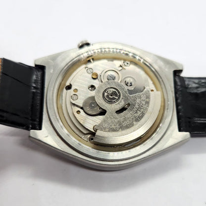 Vintage 1983 Original Seiko 5 Automatic 7009-3040 Silver Face 17 Jewels Day-Date Japanese Men's Wrist Watch SA04