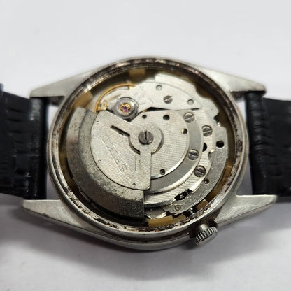 Vintage 1976 Original Seiko 5 Automatic 6309-6020 Black Face 17 Jewels Day-Date Japanese Men's Wrist Watch SA07