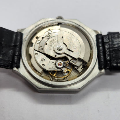 Vintage 1985 Original Seiko 5 Automatic 6309-5230 Black Face 17 Jewels Day-Date Japanese Men's Wrist Watch SA09