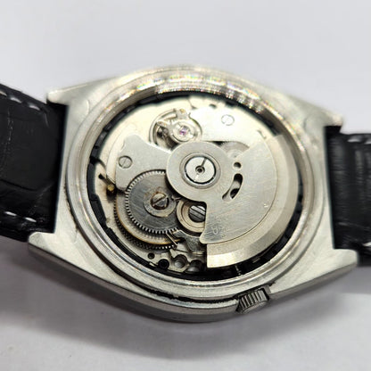 Vintage 1997 Original Seiko 5 Automatic 7s26-8760 Black Face 21 Jewels Day-Date Japanese Men's Wrist Watch SA10