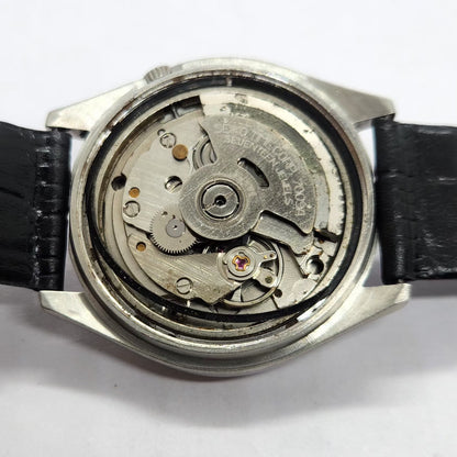 Vintage 1983 Original Seiko 5 Automatic 7009-4040 Black Face 17 Jewels Day-Date Japanese Men's Wrist Watch SA14