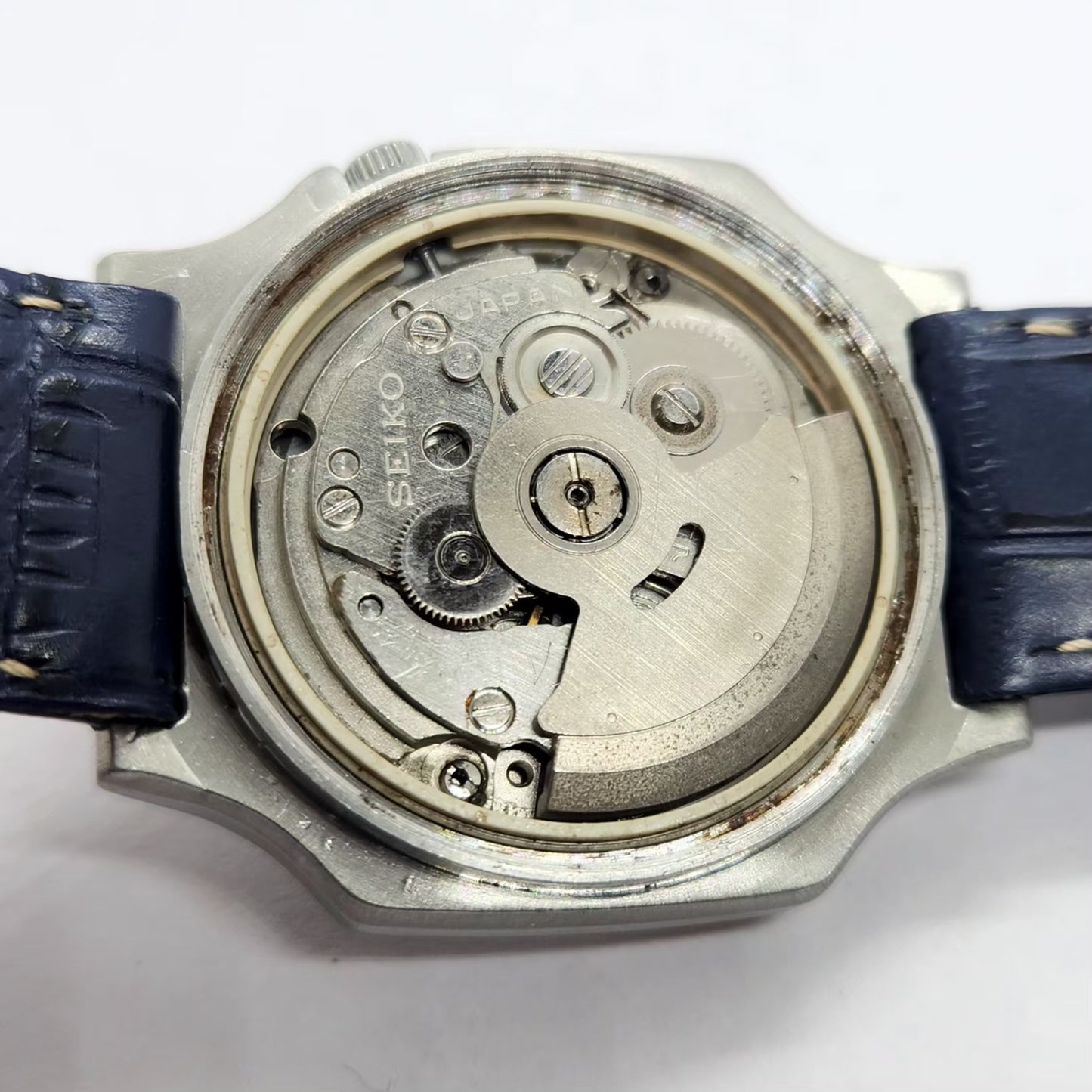 Vintage 1978 Original Seiko 5 Automatic 7009-8280 Blue Face 17 Jewels Day-Date Japanese Men's Wrist Watch SA18