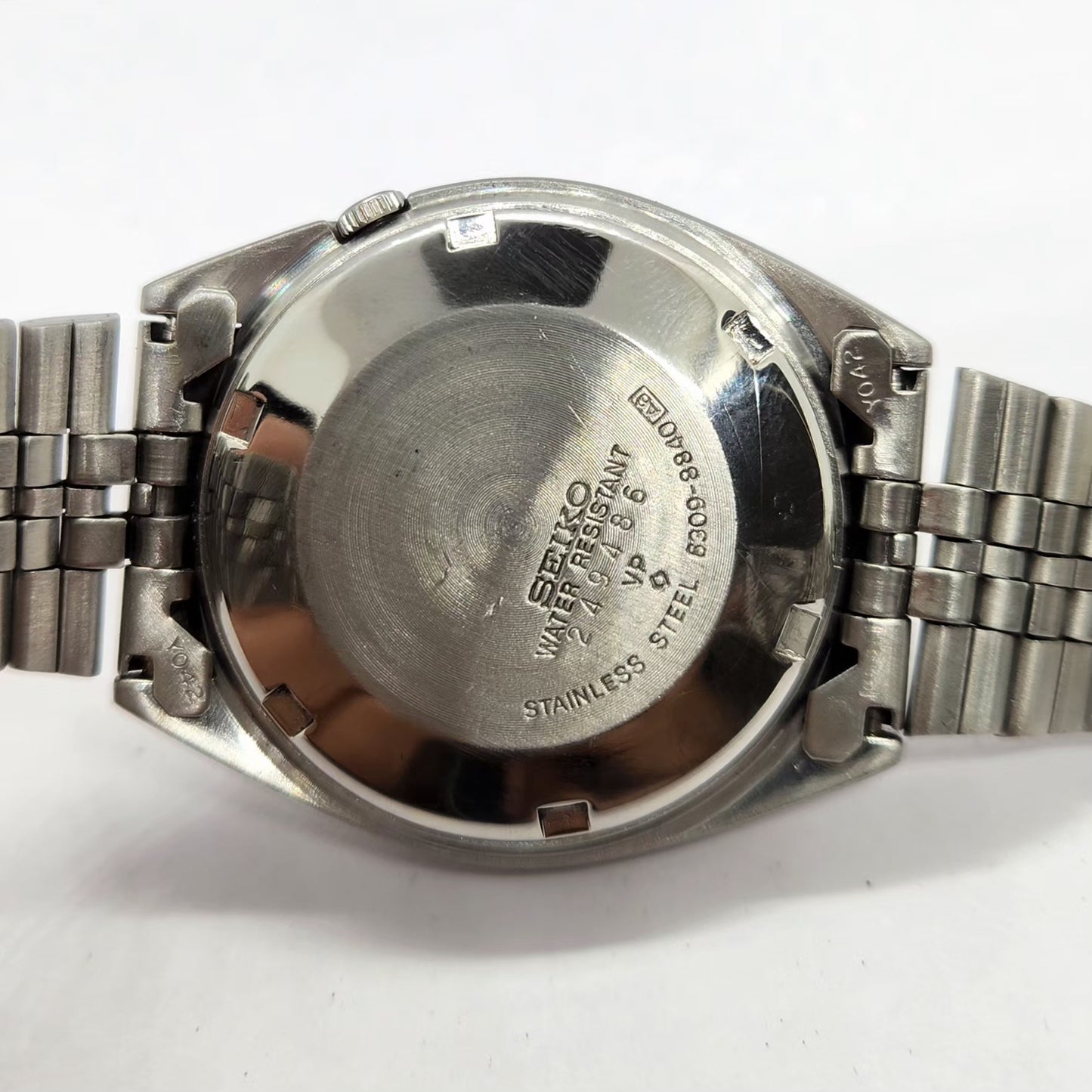 Vintage 1982 Original Seiko 5 Automatic 6309-8840 Gold Face 17 Jewels Day-Date Japanese Men's Wrist Watch SA23