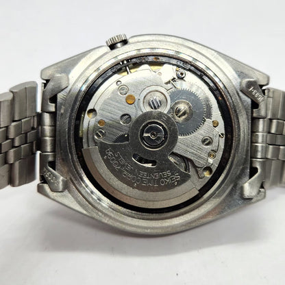 Vintage 1976 Original Seiko 5 Automatic 7009-876J Gold Face 17 Jewels Day-Date Japanese Men's Wrist Watch SA27