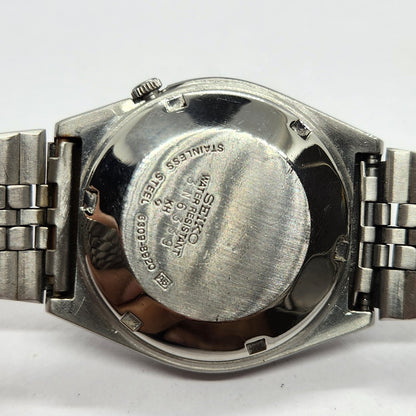 Vintage 1983 Original Seiko 5 Automatic 6309-8920 Black Face 17 Jewels Day-Date Japanese Men's Wrist Watch SA30