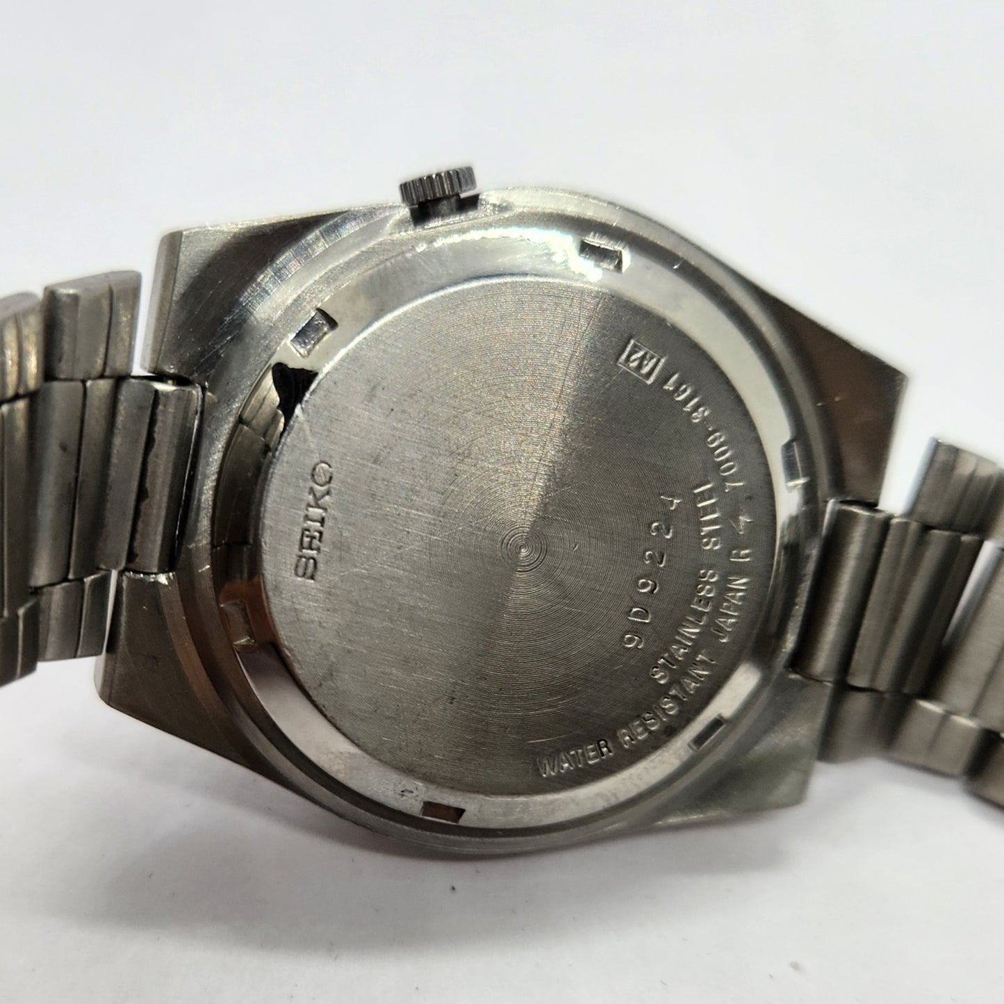 Vintage 1979 Original Seiko 5 Automatic 7009-3161 Black Face 17 Jewels Day-Date Japanese Men's Wrist Watch SA31