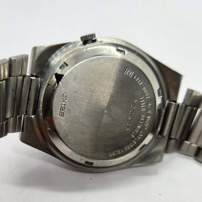 Vintage 1979 Original Seiko 5 Automatic 7009-3161 Black Face 17 Jewels Day-Date Japanese Men's Wrist Watch SA31