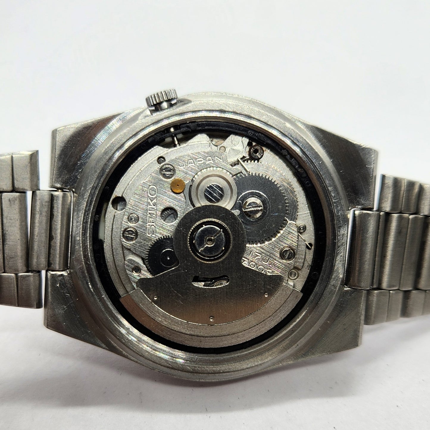 Vintage 1979 Original Seiko 5 Automatic 7009-3161 Black Face 17 Jewels Day-Date Japanese Men's Wrist Watch SA31