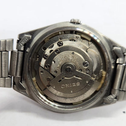 Vintage 1976 Original Seiko 5 Automatic 6309-8970 Grey Face 17 Jewels Day-Date Japanese Men's Wrist Watch SA38