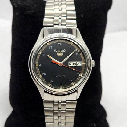 Vintage 1976 Original Seiko 5 Automatic 6309-8970 Gold Face 17 Jewels Day-Date Japanese Men's Wrist Watch SA39
