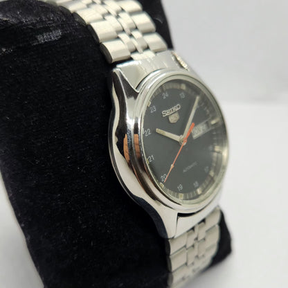Vintage 1976 Original Seiko 5 Automatic 6309-8970 Gold Face 17 Jewels Day-Date Japanese Men's Wrist Watch SA39