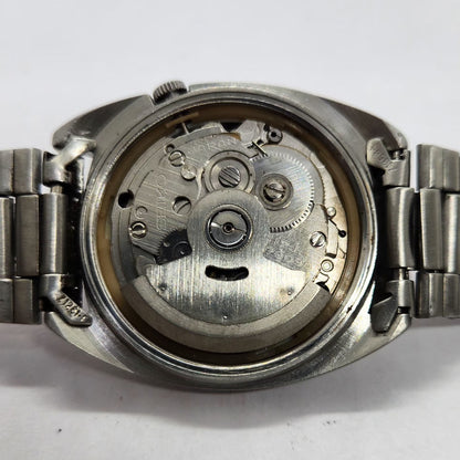 Vintage 1976 Original Seiko 5 Automatic 7009-3080 Black Face 17 Jewels Day-Date Japanese Men's Wrist Watch SA45