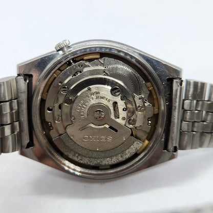 Vintage 1982 Original Seiko 5 Automatic 6309-602A Black Face 17 Jewels Day-Date Japanese Men's Wrist Watch SA48