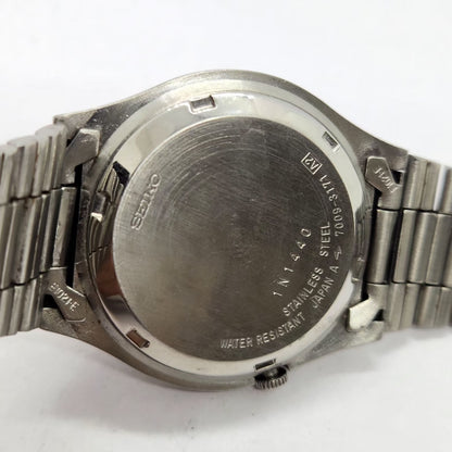 Vintage 1981 Original Seiko 5 Automatic 7009-3171 Gold Face 17 Jewels Day-Date Japanese Men's Wrist Watch SA54