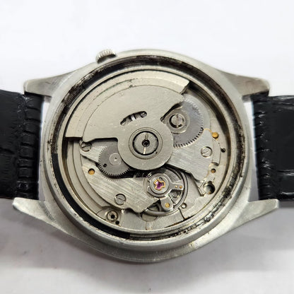 Vintage 1979 Original Seiko 5 Automatic 7009-8028 Black Face 17 Jewels Day-Date Japanese Men's Wrist Watch SA57