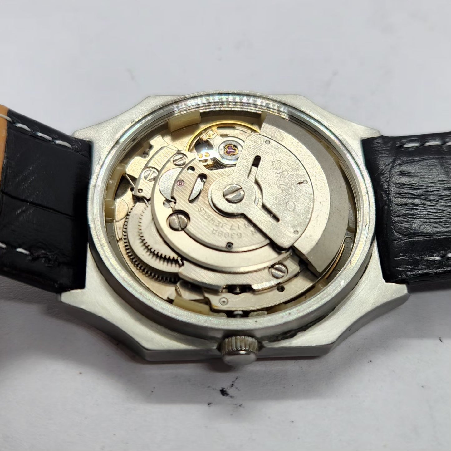 Vintage 1976 Original Seiko 5 Automatic 6309-6260 Blue Face 17 Jewels Day-Date Japanese Men's Wrist Watch SA58