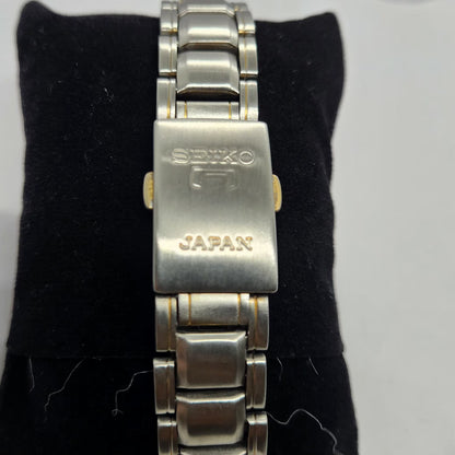 Vintage 1980 Original Seiko 5 Automatic 7S26-02R0 Gold Face 21 Jewels Day-Date Japanese Men's Wrist Watch SA60