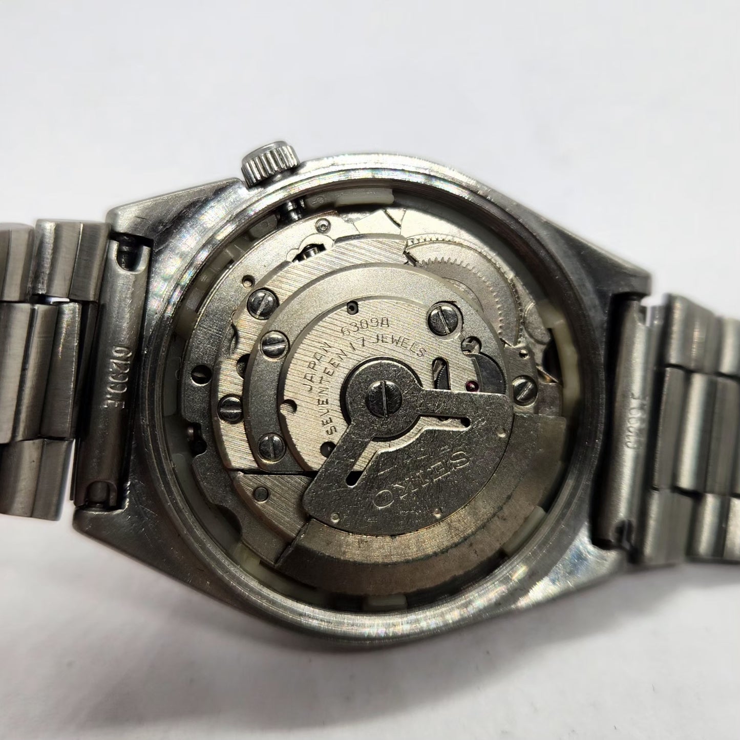 Vintage 1976 Original Seiko 5 Automatic 6309-6270 Black Face 17 Jewels Day-Date Japanese Men's Wrist Watch SA62
