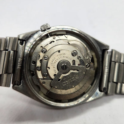 Vintage 1976 Original Seiko 5 Automatic 6309-6270 Black Face 17 Jewels Day-Date Japanese Men's Wrist Watch SA62