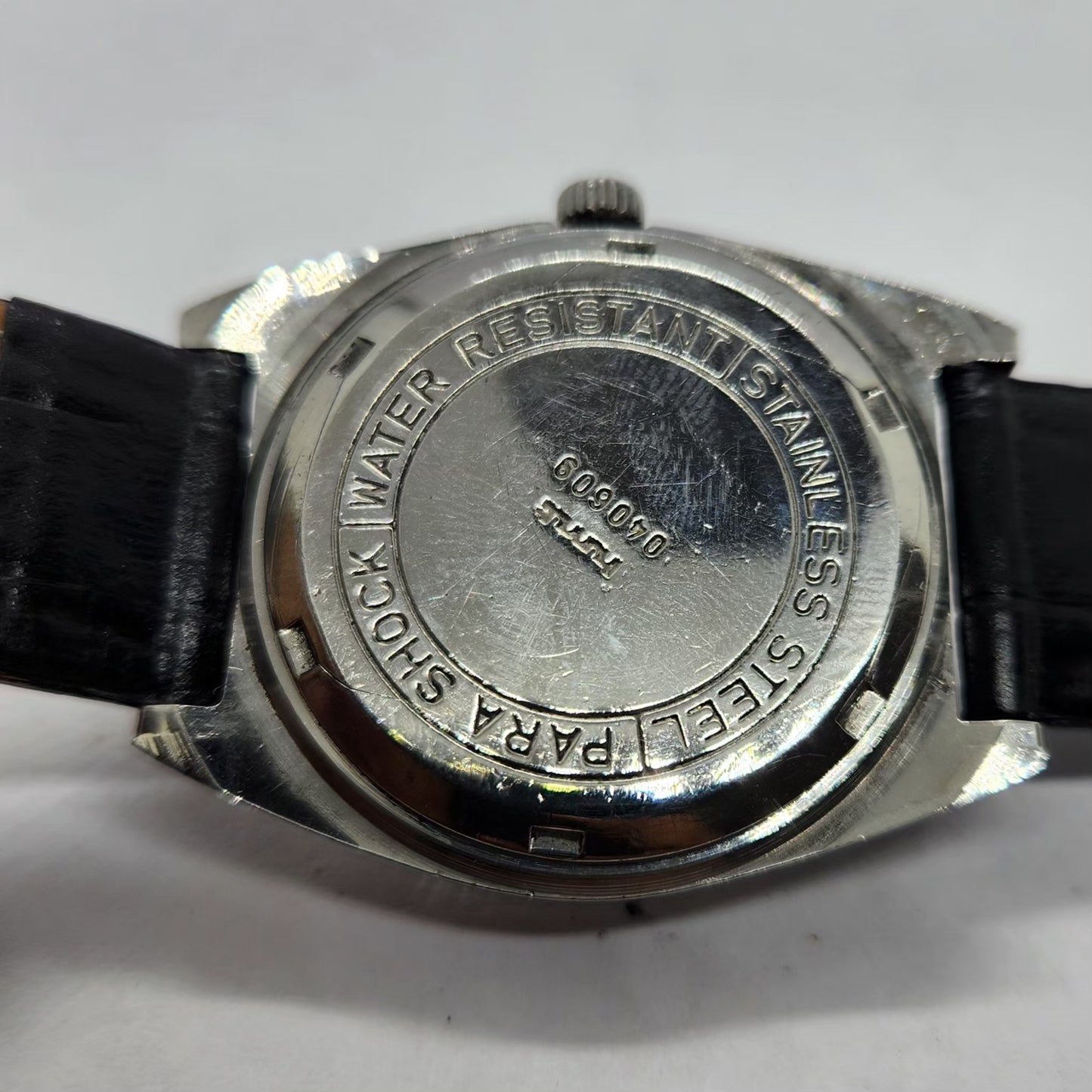 Vintage Original HMT Avinash Hand Winding 17 Jewels Silver Face Men's Wrist Watch HM02