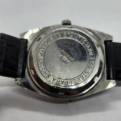 Vintage Original HMT Avinash Hand Winding 17 Jewels Silver Face Men's Wrist Watch HM02