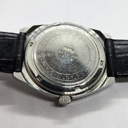 Vintage Original HMT Akarsh Hand Winding 17 Jewels Silver Face Men's Wrist Watch HM04