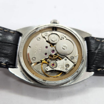 Vintage Original HMT Vijay Hand Winding 17 Jewels Gold Face Men's Wrist Watch HM08