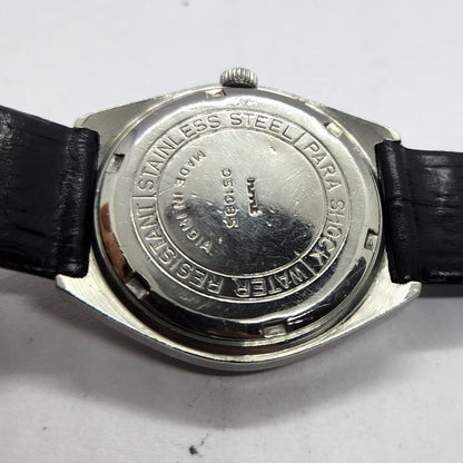 Vintage Original HMT Chirag Hand Winding 17 Jewels Brown Face Men's Wrist Watch HM11