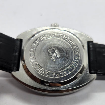 Vintage Original HMT Chirag Hand Winding 17 Jewels Silver Face Men's Wrist Watch HM12