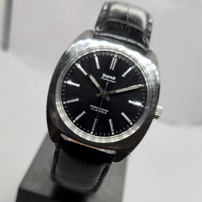 Vintage Original HMT Kohinoor Hand Winding 17 Jewels Silver Face Men's Wrist Watch HM13