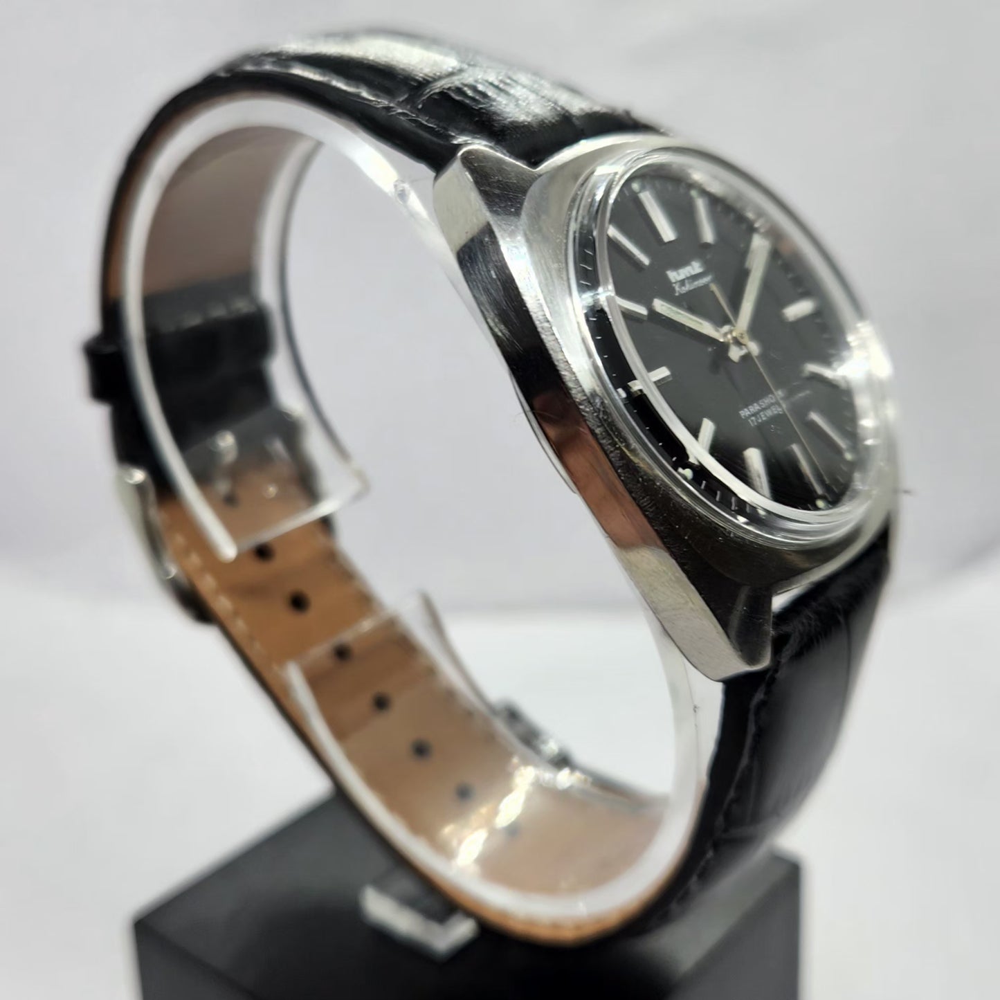 Vintage Original HMT Kohinoor Hand Winding 17 Jewels Silver Face Men's Wrist Watch HM13
