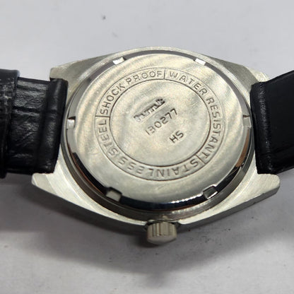 Vintage Original HMT Rohit Hand Winding 17 Jewels Black Face Men's Wrist Watch HM18