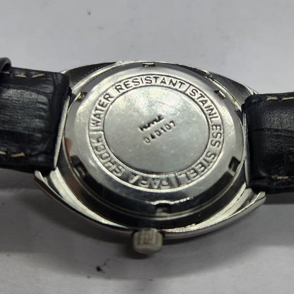 Vintage Original HMT Chirag Hand Winding 17 Jewels Brown Face Men's Wrist Watch HM19